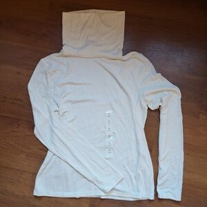 Banana Republic Factory Soft Luxe Turtleneck Top
